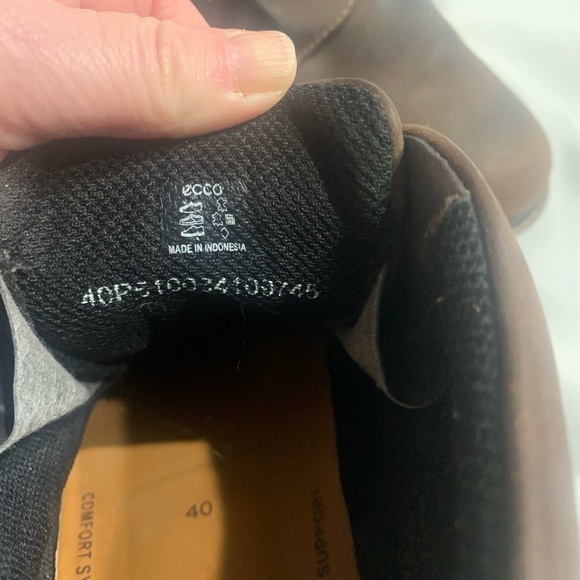 Men’s Ecco Chukka style boot size 40. Brown Gore-Tex water resistant - Picture 9 of 10